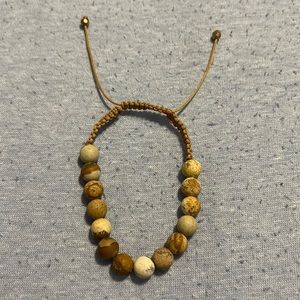 Shades of brown beaded bracelet